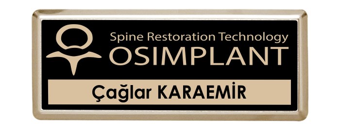 MYK01 Metal Yaka İsimliği