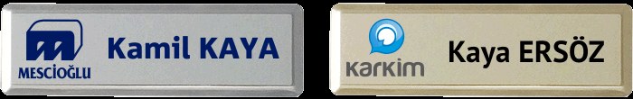 MYK03 Metal Yaka İsimliği