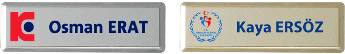 MYK03 Metal Yaka İsimliği