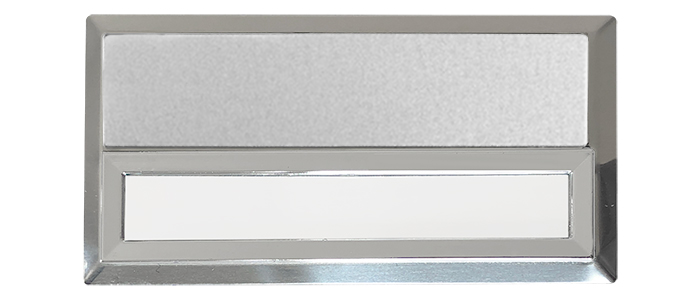 MYK06 Pencereli Metal Yaka İsimliği