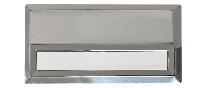 MYK06 Pencereli Metal Yaka İsimliği