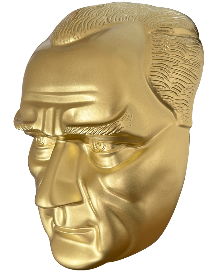 40 cm Fiberglass Atatürk Maskı