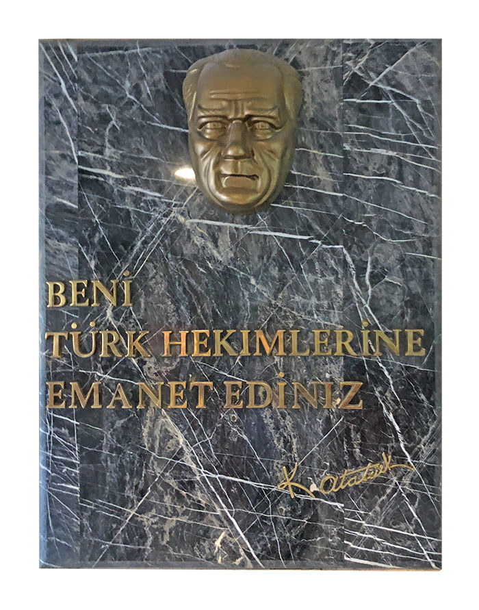 50 cm Alüminyum Atatürk Maskı