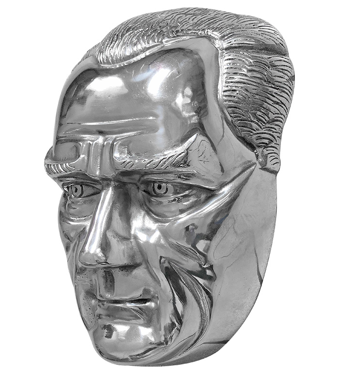 50 cm Alüminyum Atatürk Maskı