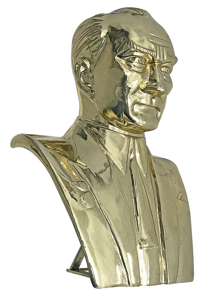 100 cm Pirinç Atatürk Büstü - 100PABKM
