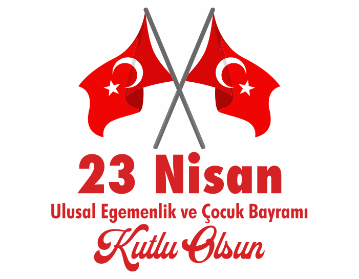 23 Nisan Saten Yaka Kokartı - Çocuk Bayramı Saten Yaka Kokartı
