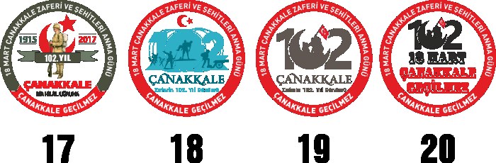 18 Mart Çanakkale Zaferi ve Şehitleri Anma Günü Saten Kokartı