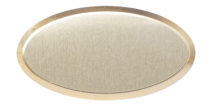 MYK07 Oval Metal Yaka İsimliği
