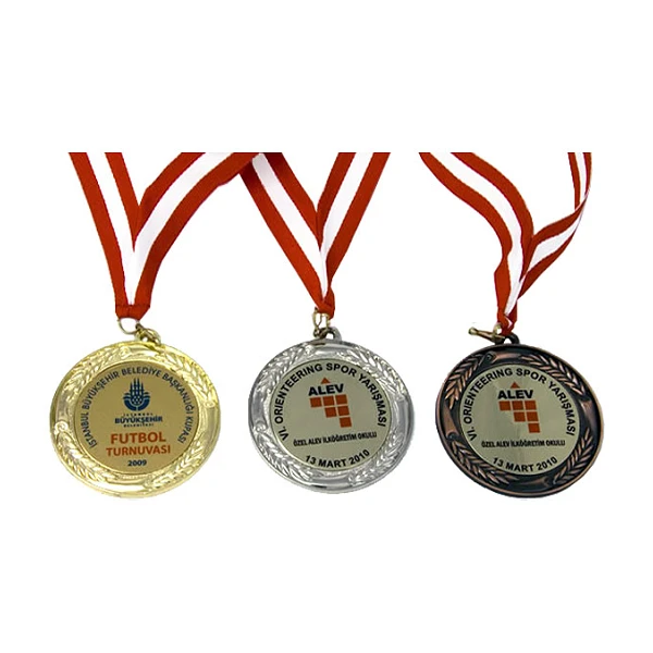 M2-İthal Madalya 7 cm Ø - Altın, Gümüş, Bronz