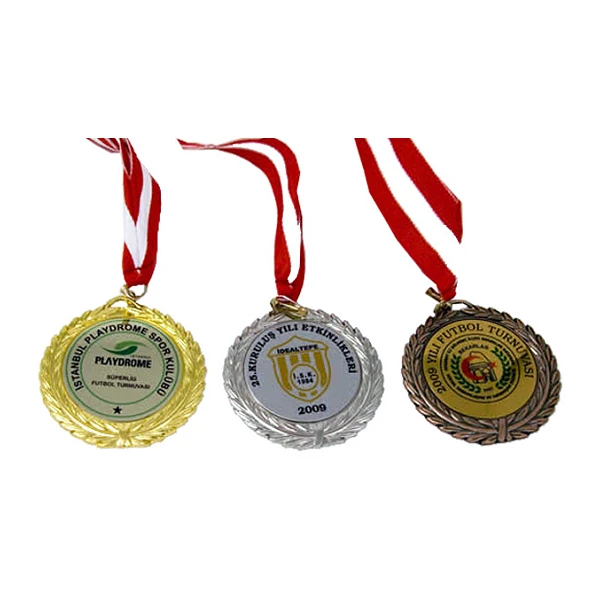 M3-İthal Madalya 7 cm Ø - Altın, Gümüş, Bronz