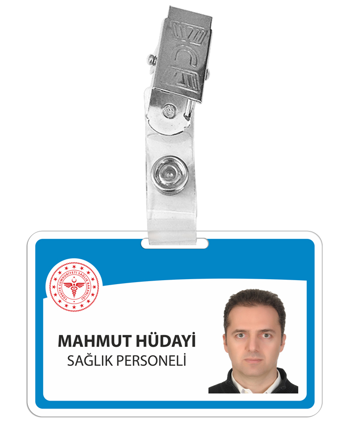 PVC Plastik Personel Yaka Kartı