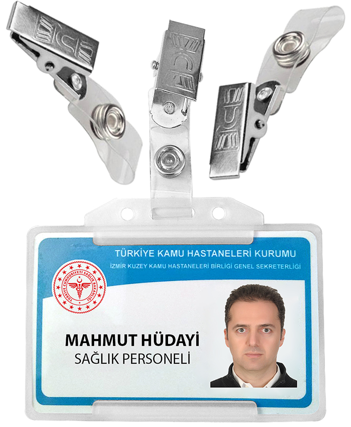 PVC Plastik Personel Yaka Kartı