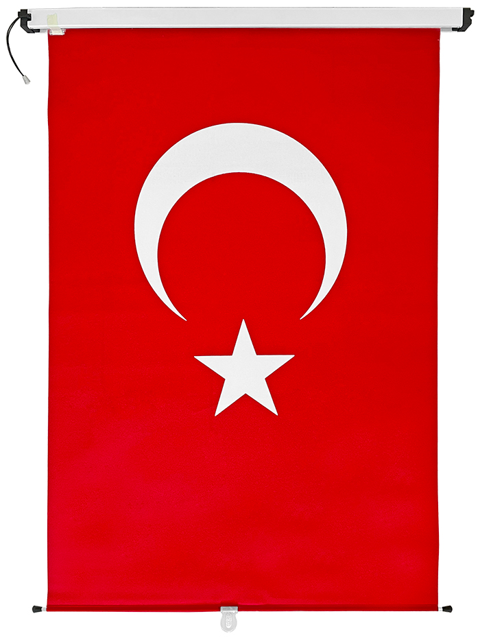 STR5075 Stor Türk Bayrağı 50x75 cm DİKEY