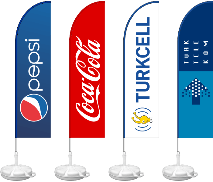 Plaj Bayrağı Model ve Çeşitleri - Beach Flag