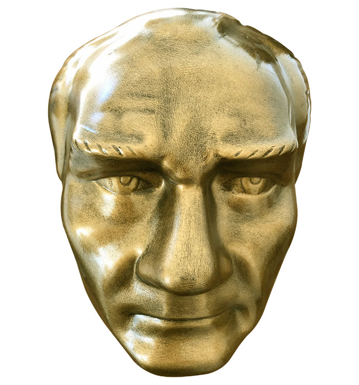 35 cm FRP Fiberglass Atatürk Maskı
