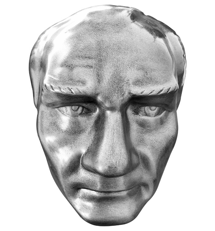 35 cm FRP Fiberglass Atatürk Maskı