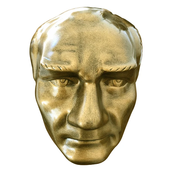 35 cm FRP Fiberglass Atatürk Maskı