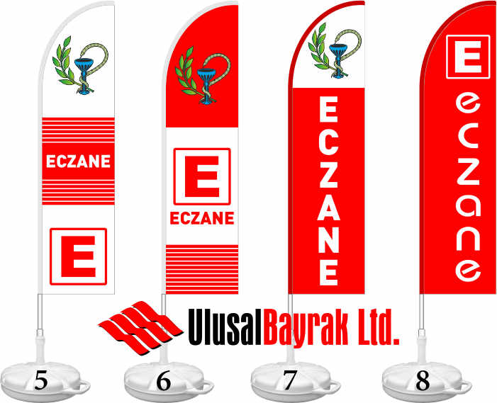 Eczane Yelken Bayrağı - Eczane Bayrakları