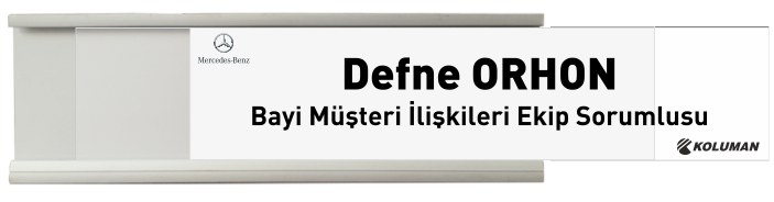 Sürgülü Masa İsimliği Parlak Alüminyum AL13