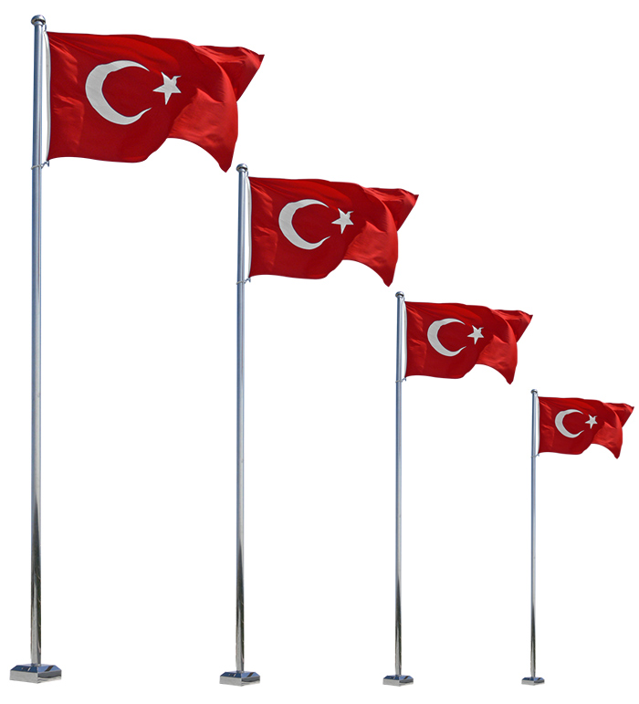 Paslanmaz Dış Mekan Bayrak Direği Model ve Çeşitleri