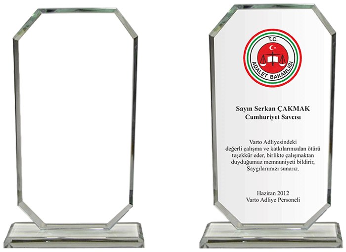 P104 Kristal Plaket