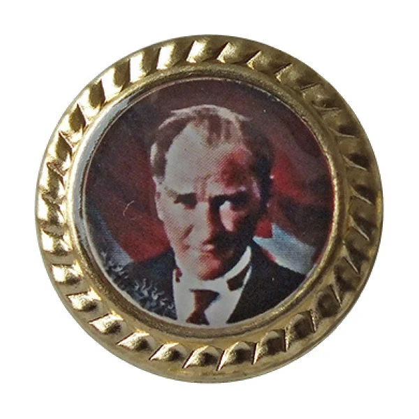 EKO3 Atatürk Yaka Rozeti - Döküm Tabanlı