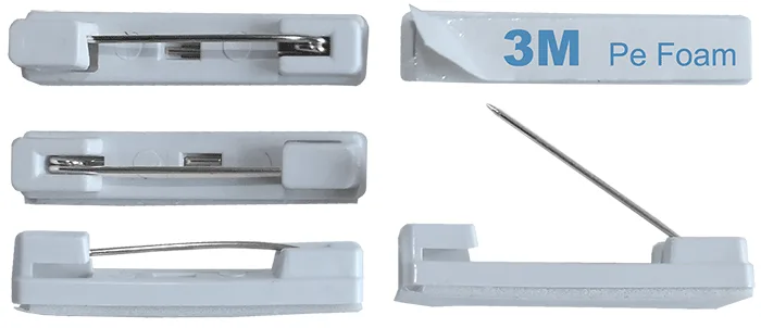 YK15 Plastik Yaka İsimliği İğnesi - 3M İthal