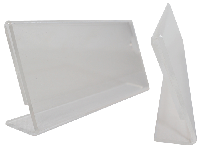 AKM4 Akrilik Sürgülü Toplantı Masası İsimliği - KONUŞMACI İSİMLİĞİ 75 mm x 150 mm