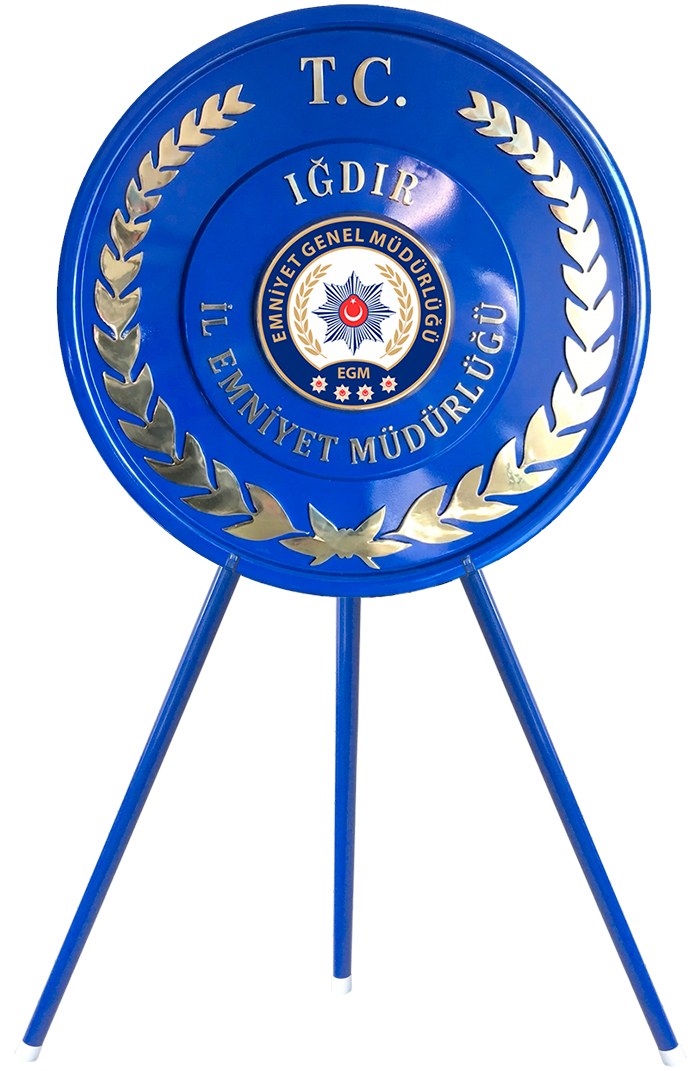 EMNİYET MÜDÜRLÜĞÜ ÇELENGİ - İLÇE EMNİYET MÜDÜRLÜĞÜ - İLÇE EMNİYET AMİRLİĞİ METAL TÖREN ÇELENGİ - POLİS ÇELENGİ