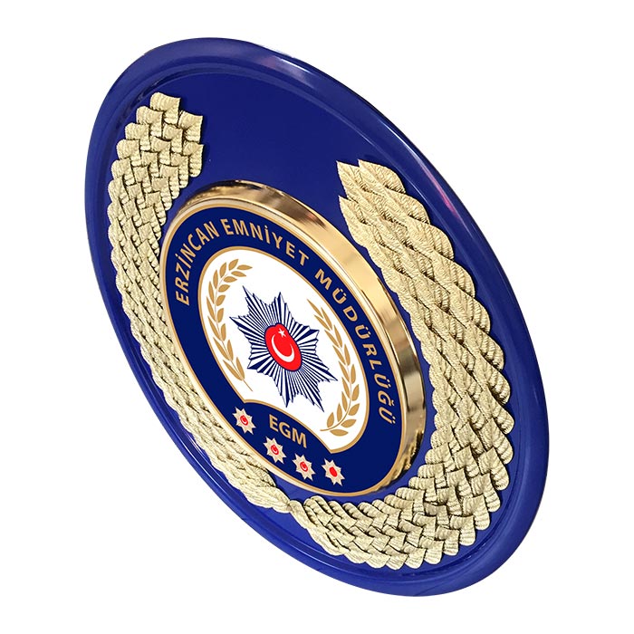 EMNİYET MÜDÜRLÜĞÜ ÇELENGİ - İLÇE EMNİYET MÜDÜRLÜĞÜ - İLÇE EMNİYET AMİRLİĞİ METAL TÖREN ÇELENGİ - POLİS ÇELENGİ
