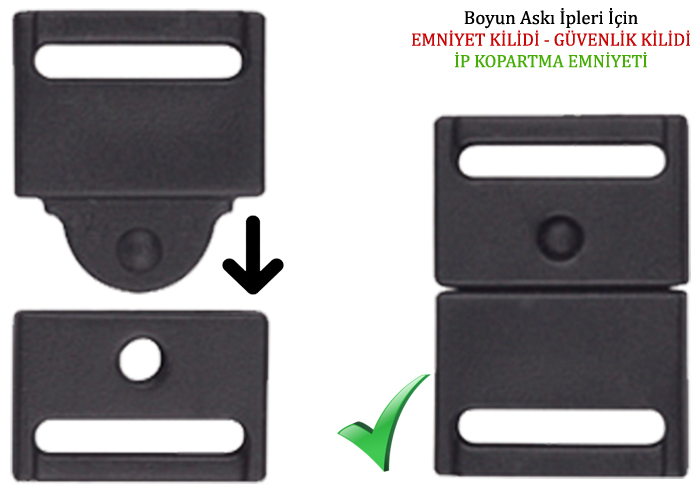 Boyun Askı İpi Aparat ve Klipsleri