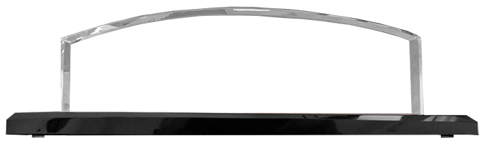 K106 Kristal Masa İsimliği - Füme Tabanlı Kubbeli Model