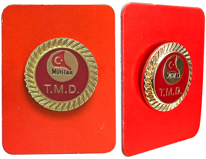 Muhrat Rozeti - Muhtar Yaka Rozeti - Muhtarlık Rozeti - MR1
