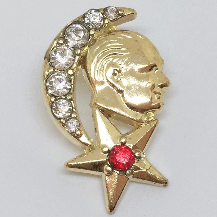 AR6 Taşlı Atatürk Yaka Rozeti