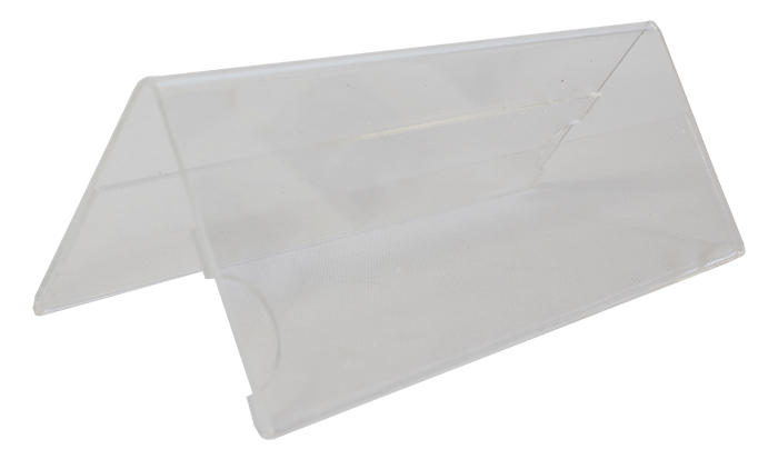 AKM3 Akrilik Sürgülü Toplantı Masası İsimliği - KONUŞMACI İSİMLİĞİ - 100 mm x 300 mm