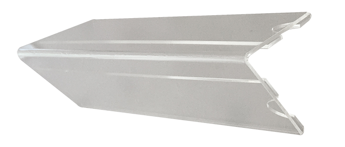 AKM3 Akrilik Sürgülü Toplantı Masası İsimliği - KONUŞMACI İSİMLİĞİ - 100 mm x 300 mm