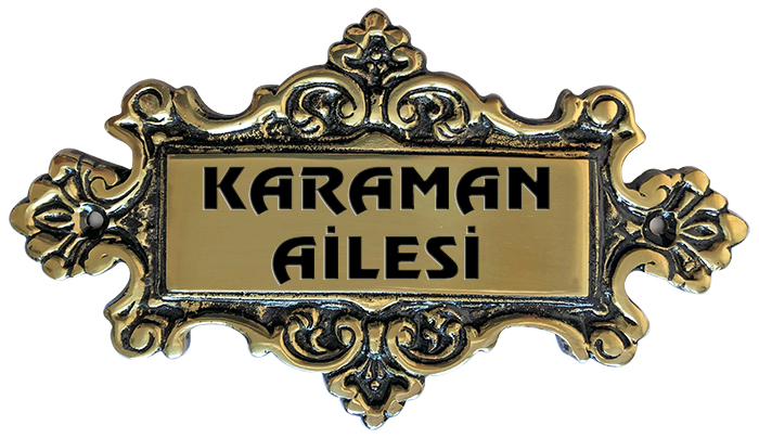 PDK10 Pirinç Döküm Ev Dış Kapı İsimliği