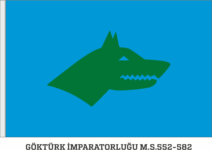 Göktürk Bayrağı - Göktürk Devleti Bayrağı - Göktürk Kağanlığı Bayrağı - ORJİNAL