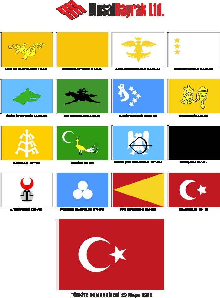 Osmanlı İmparatorluğu Bayrağı - Osmanlı Devleti Bayrağı - Orjinal